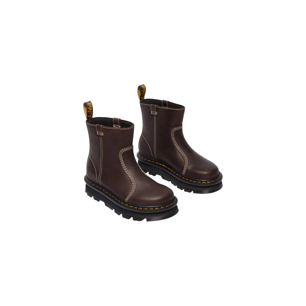 Ankle Boots by Dr. Martens for women in leather brown showcases a aeronautic silhouette as Women's Leather Ankle Boots, artfully defined by a aeronautic and a aeronautic .