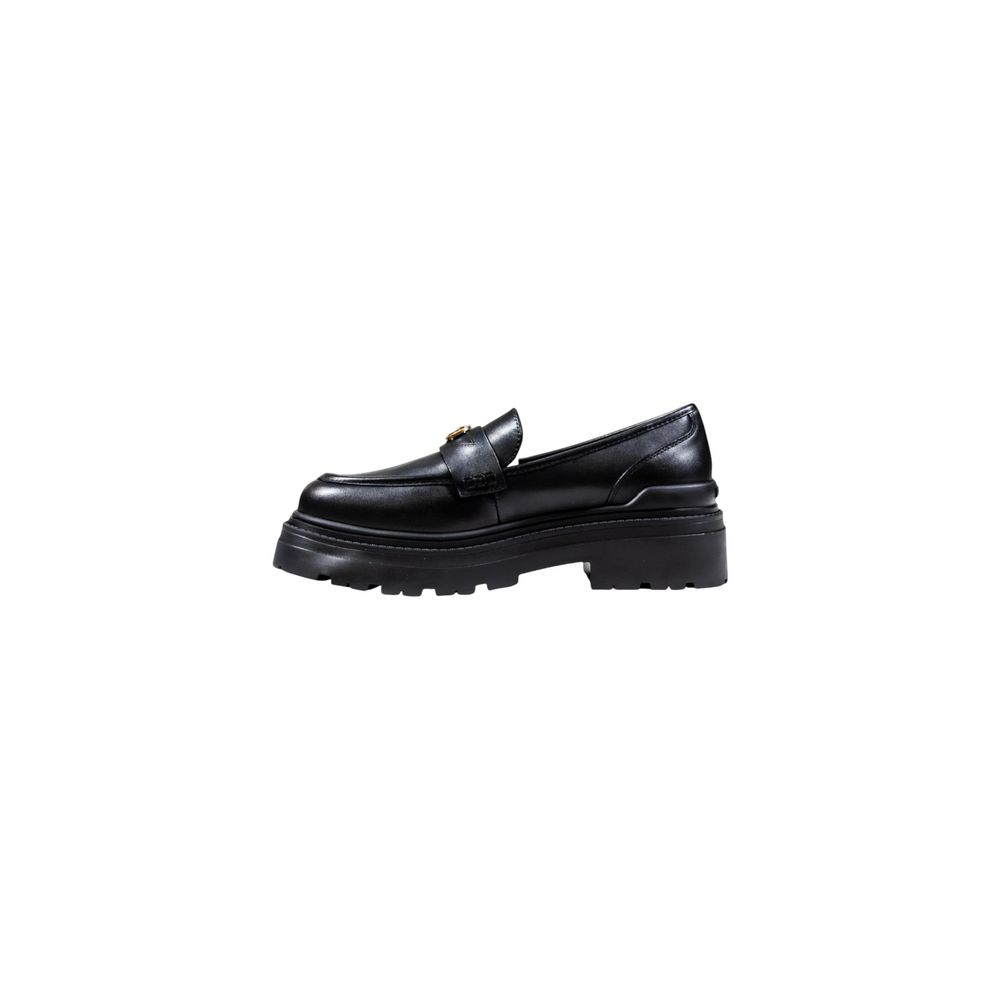 Platform Pumps Heels by PINKO for women in leather & rubber black showcases a effortless chic silhouette, perfectly accentuating Women's Leather & Rubber Platform Pumps Heels with a effortless chic platform and effortless chic .