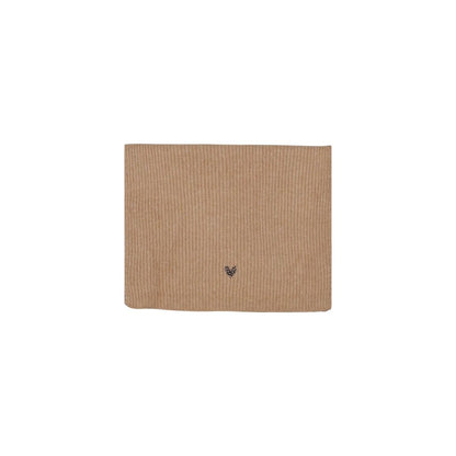 Scarf by Pieces for women in stretch polyester & wool beige features a something went wrong. try again. silhouette, perfectly showcasing the elegant drape and premium finish of the Stretch Polyester & Wool Scarf.
