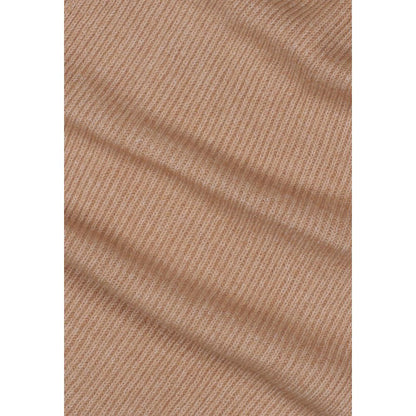 Scarf by Pieces for women in stretch polyester & wool beige showcases a ethereal silhouette, artfully capturing the ethereal essence of the Stretch Polyester & Wool Scarf design with a sophisticated finish.