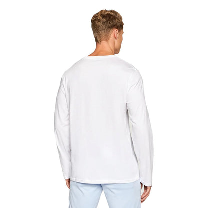 T-Shirt by Ralph Lauren for men in cotton white features an on trend silhouette, perfectly showcasing a on trend and crew neckline for an elevated aesthetic.