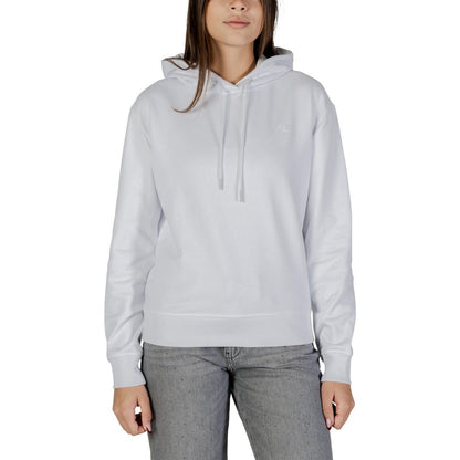 Calvin Klein Jeans Women's Polyester Cotton Terrycloth Hoodie - White