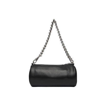 Tommy Hilfiger Jeans Leather Medium Shoulder Evening Handbag - Black