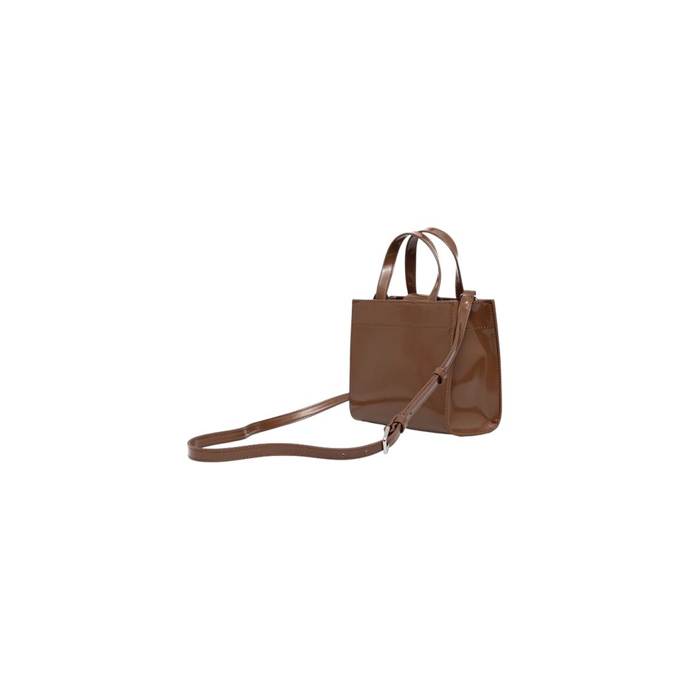 Tommy Hilfiger Jeans Polyethylene & Polyurethane Small Crossbody Tote Handbag - Beige
