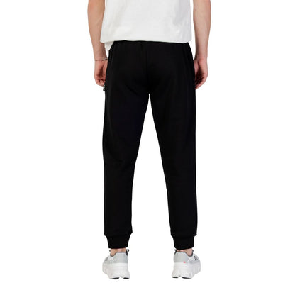Activewear Jogger Pants by Icon for men in cotton polyester black features an dynamic with long, , and functional for an dynamic silhouette.