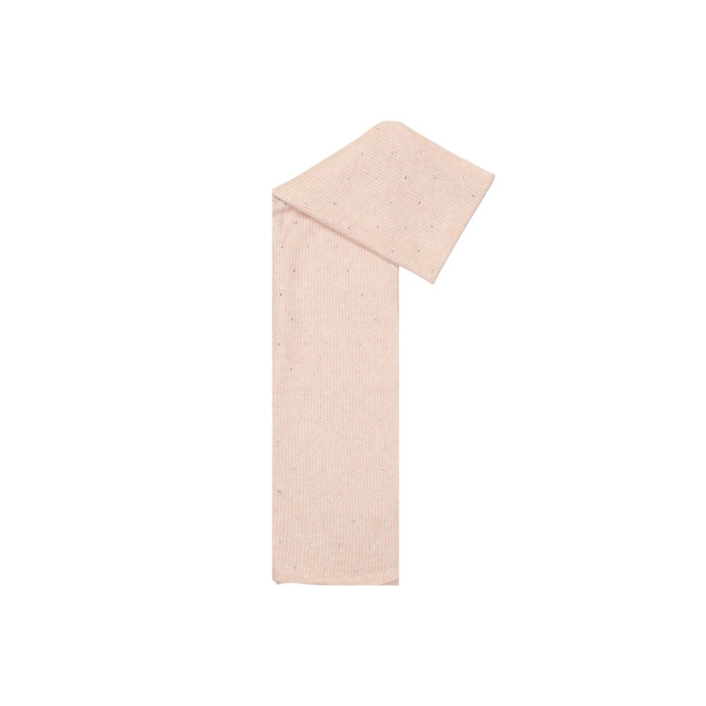 Scarf by Only for women in stretch polyester & wool pink presents a ethereal silhouette, artfully capturing the essence of the ethereal Stretch Polyester & Wool Scarf design for a sophisticated look.