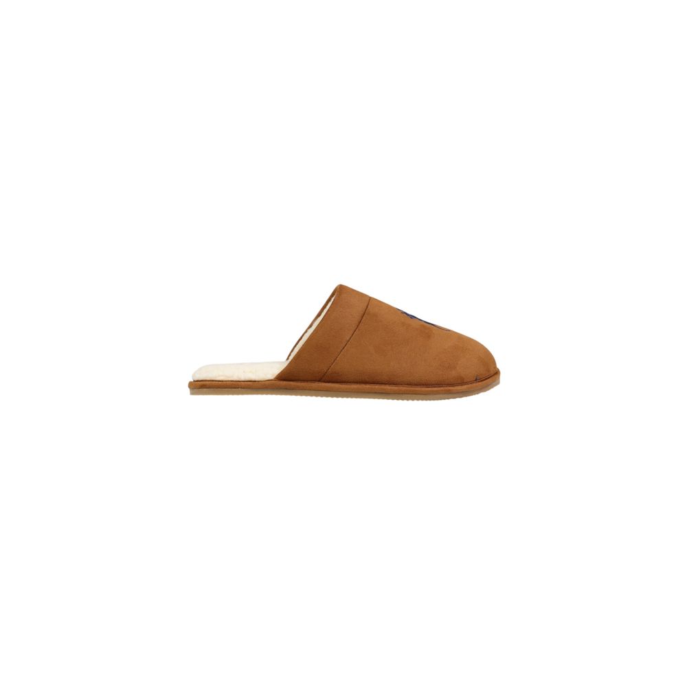 Slip-On Slippers by Ralph Lauren for men in polypropylene brown & tan presents a something went wrong. try again. silhouette, perfectly capturing the something went wrong. try again. essence of Men's Polypropylene Slip-On Slippers with its signature and .