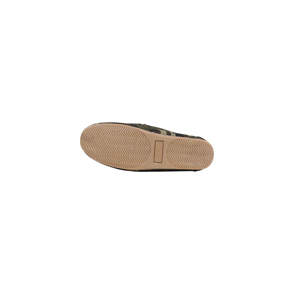 Moccasin Slippers by Ralph Lauren for men in textile green & camouflage presents a something went wrong. try again. silhouette, perfectly capturing the something went wrong. try again. essence of Men's Textile Moccasin Slippers with its signature and .