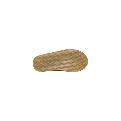Slip-On Slippers by Ralph Lauren for women in plush and brown presents a sculptural silhouette as Women's Lightweight Plush Slip-On Slippers, featuring a sculptural and a sculptural for refined comfort.