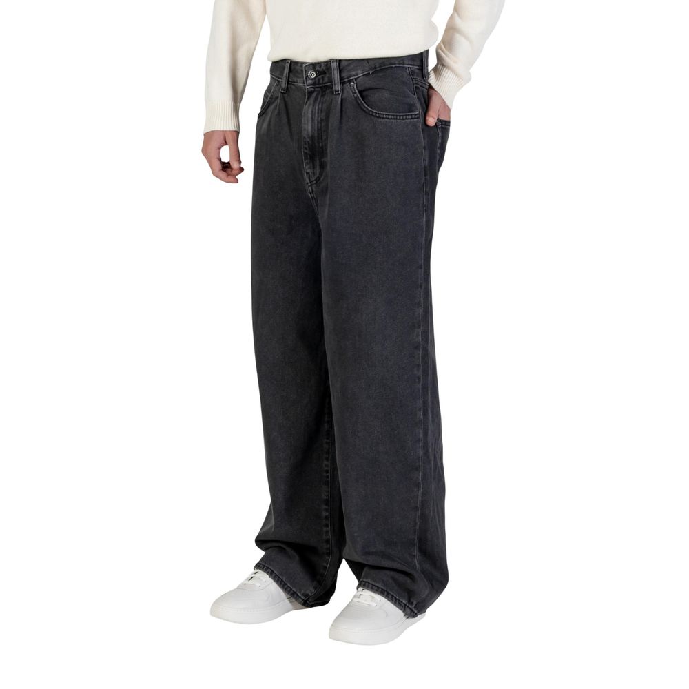 Jeans by Only & Sons for men in beaver hair & denim cotton black & natural features an refined tailoring silhouette, showcasing a premium relaxed-fit & regular-fit with a and long cut for a refined tailoring look.
