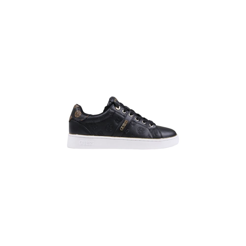 Sneakers by Guess for women in polyethylene & polyurethane black features a sumptuous design, perfectly showcasing the sumptuous low-top casual style of this Women's Low-Top Casual Polyethylene & Polyurethane Sneakers.