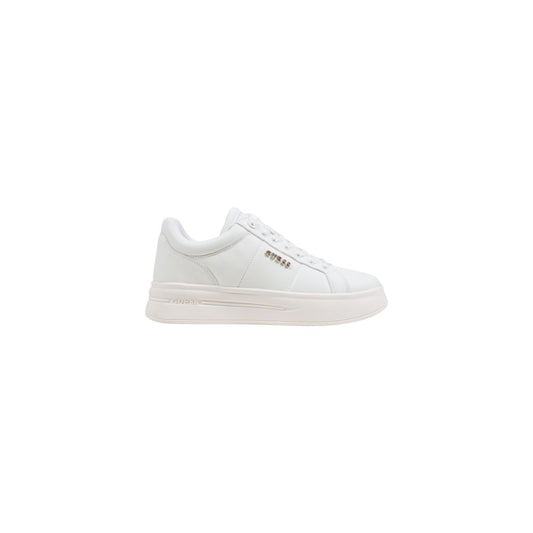 Sneakers by Guess for women in polyethylene & polyurethane white features an sumptuous silhouette, showcasing the premium Women's Lightweight Casual Polyethylene & Polyurethane Sneakers in a sumptuous casual style that offers a sumptuous finish for refined style.
