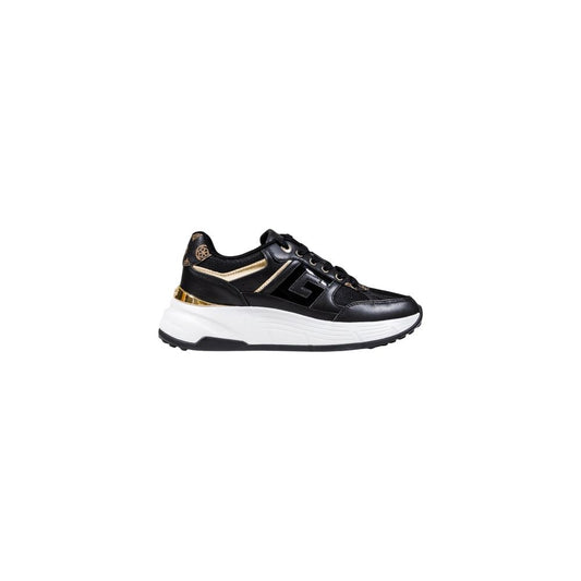 Sneakers by Guess for women in polyester polyurethan & polyethylene black presents a sumptuous silhouette as Women's Lightweight Casual Polyester Polyurethan & Polyethylene Sneakers, expertly defined by a sumptuous casual style for a sumptuous, high-fashion look.
