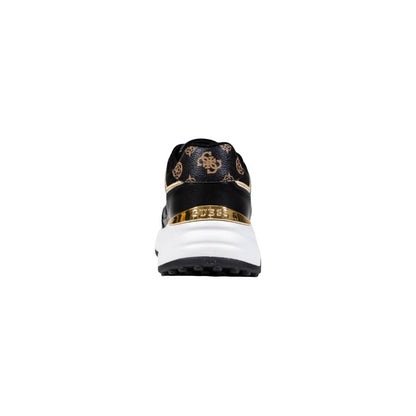 Sneakers by Guess for women in polyester polyurethan & polyethylene black features a sumptuous design, perfectly showcasing the sumptuous casual style of this Women's Lightweight Casual Polyester Polyurethan & Polyethylene Sneakers.