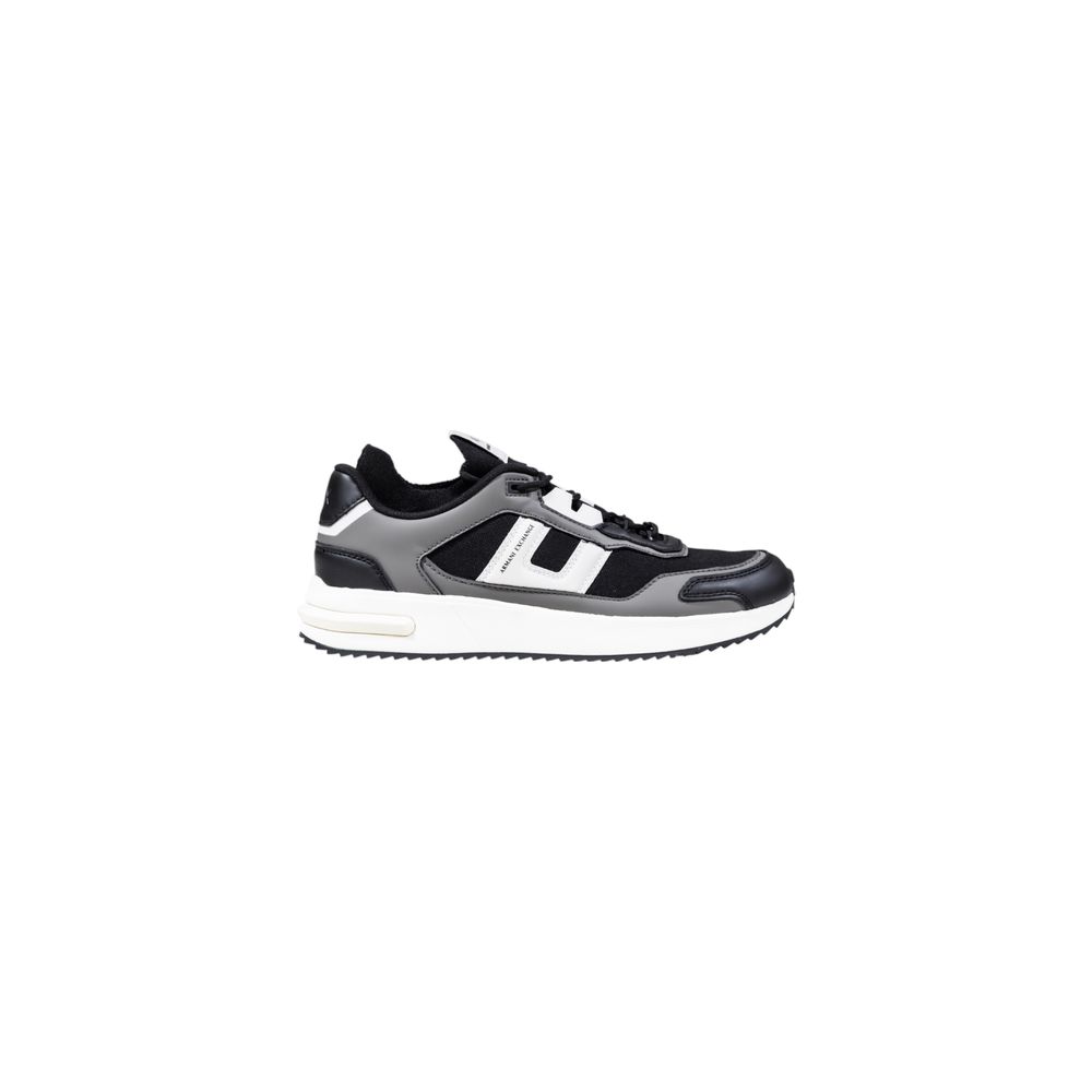 Sneakers by Armani Exchange for men in polyester presents a sumptuous silhouette as Men's Athletic Casual Polyester Sneakers, expertly defined by a sumptuous athletic casual style for a sumptuous, high-fashion look.