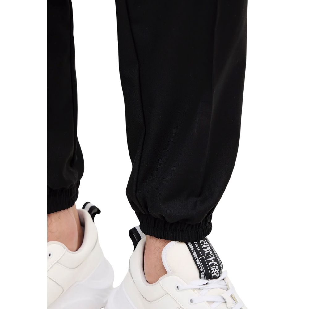 Trousers by Armani Exchange for men in polyester & viscose black features a tailored silhouette with a tailored regular-fit, defined by its long and a sophisticated .