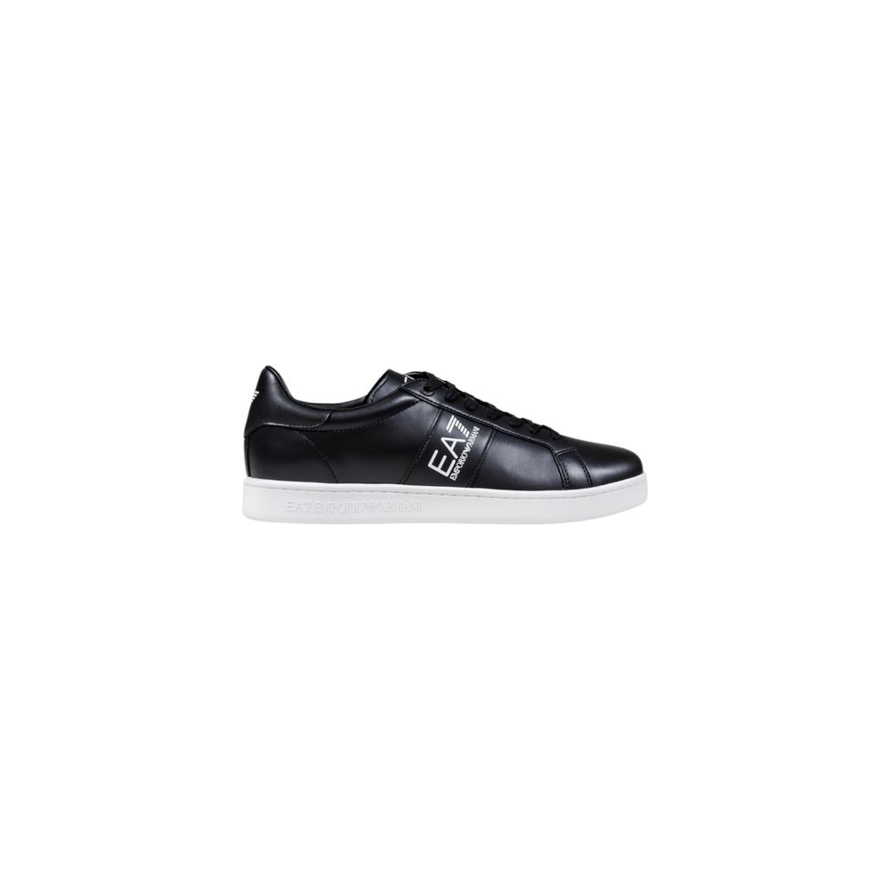 EA7 Emporio Armani Men's Padded Casual Leather & Rubber Sneakers - Black White