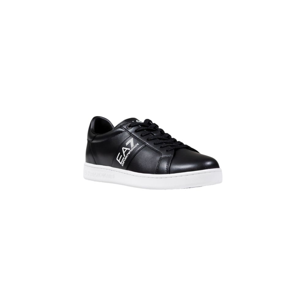 EA7 Emporio Armani Men's Padded Casual Leather & Rubber Sneakers - Black White