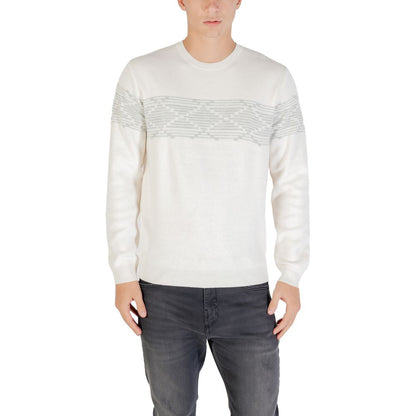 Sweatshirt by Antony Morato for men in wool polyester & polyamide beige features an provocated silhouette, detailed with a provocated and a refined for a sophisticated aesthetic.
