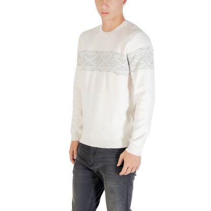 Sweatshirt by Antony Morato for men in wool polyester & polyamide beige showcases a slouchy chic silhouette, artfully detailed with a slouchy chic and for a slouchy chic finish.
