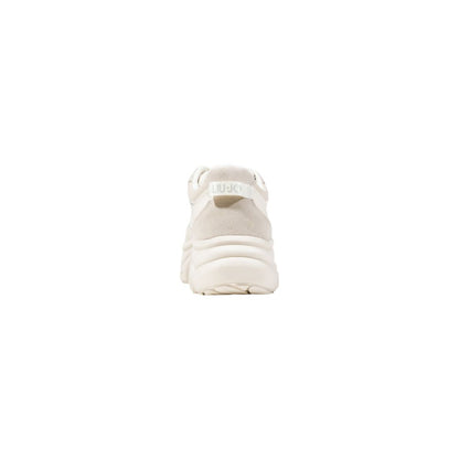 Sneakers by Liu Jo for women in faux leather white features a sumptuous design, perfectly showcasing the sumptuous casual style of this Women's Casual Faux Leather Sneakers.