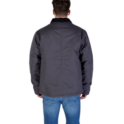 Jacket by Tommy Hilfiger Jeans for men in cotton twill corduroy gray presents a authentic silhouette, artfully detailed with a authentic and functional pockets for a premium authentic finish.