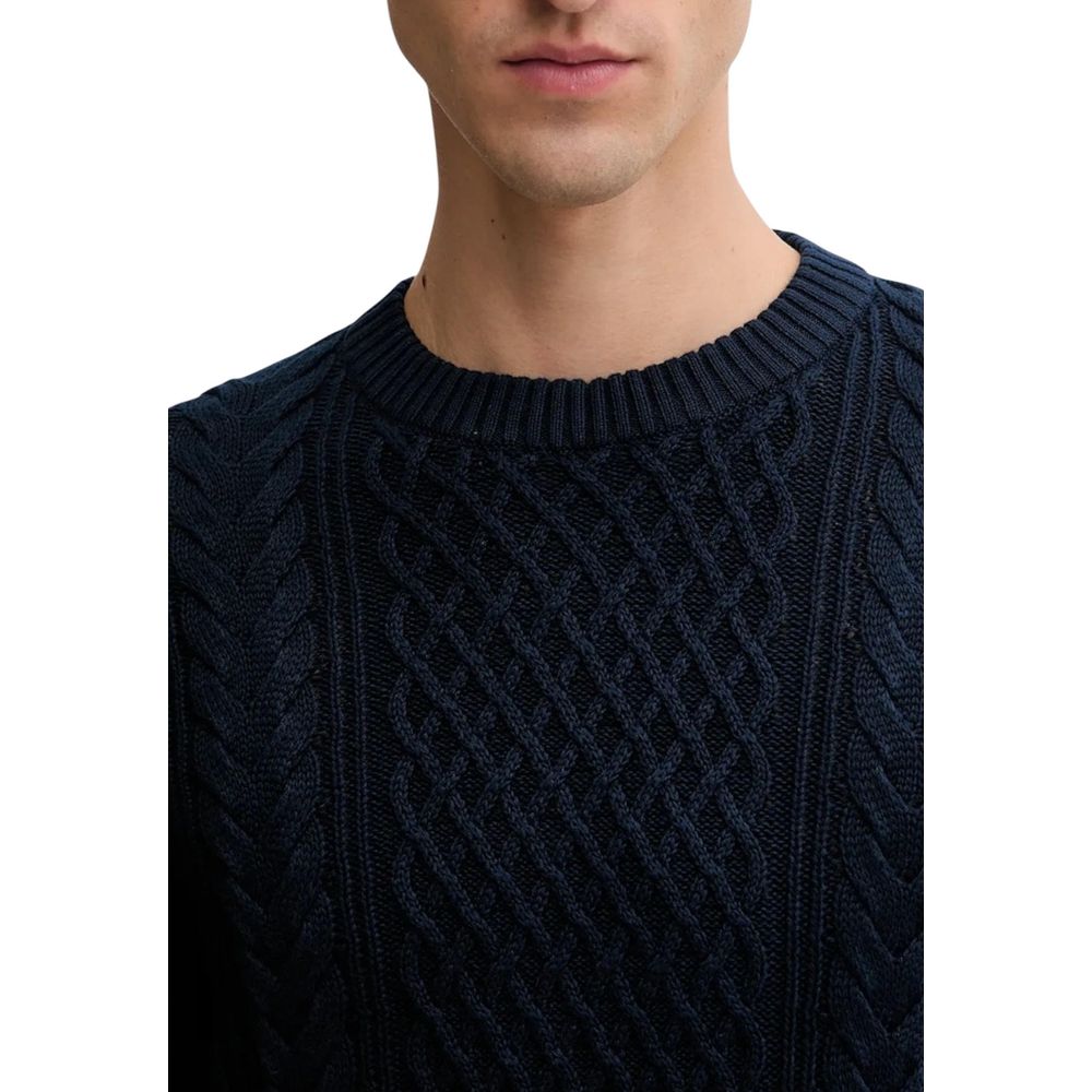 Sweatshirt by Tommy Hilfiger Jeans for men in cotton blue features a unrivaled silhouette with a refined crew neckline and unrivaled detailing for a sophisticated look.