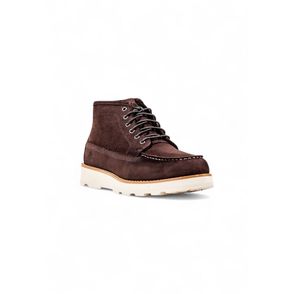Lace-Up Ankle Winter Boots by Timberland for men in leather brown showcases a aeronautic silhouette as Men's Lightweight Leather Lace-Up Ankle Winter Boots, artfully defined by a aeronautic and a aeronautic .