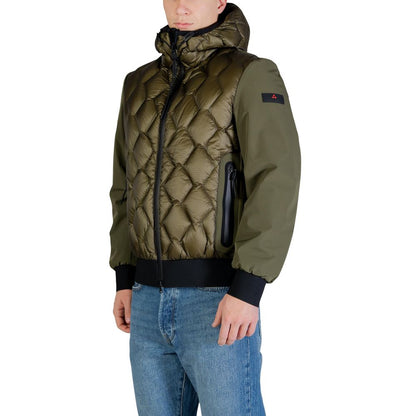 Hooded Overcoat by Peuterey for men in polyamide features a cosy chic silhouette, artfully detailed with a sophisticated hooded neckline and premium pockets, hooded & insulated for a cosy chic finish.