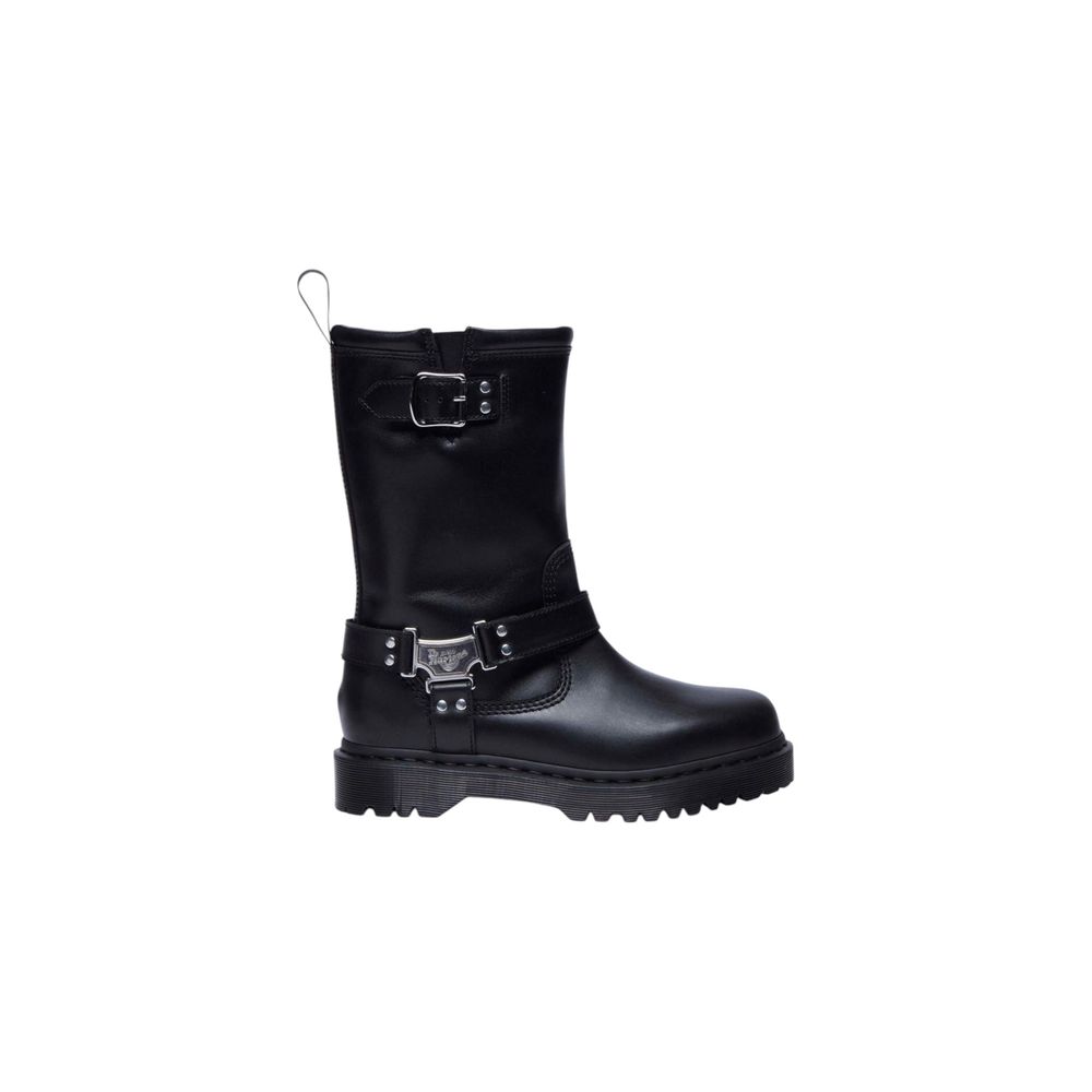 Lace-Up Boots by Dr. Martens for women in leather & metal black features an performance-driven Women's Leather & Metal Lace-Up Boots silhouette, defined by a sophisticated and a performance-driven .