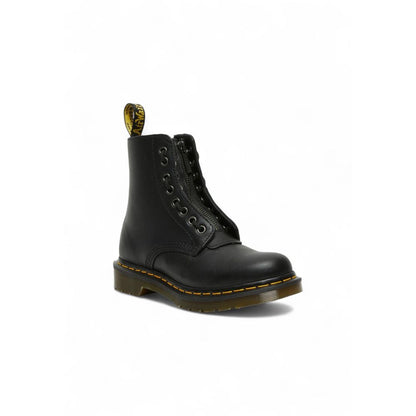 Lace-Up Winter Boots by Dr. Martens for women in nappa leather & rubber black & yellow features an high-performance silhouette, showcasing the sophisticated design of the Women's Nappa Leather & Rubber Lace-Up Winter Boots with a and a refined .