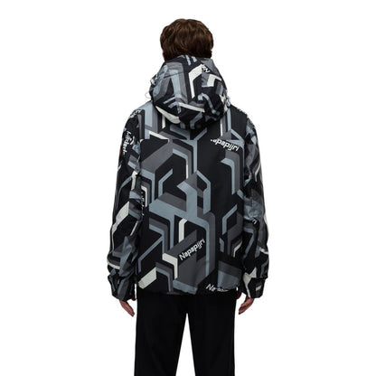 Hooded Windbreaker Jacket by Napapijri for men in polyester showcases a modern silhouette, integrating pockets, hooded & windproof and a modern hooded neckline for a sophisticated finish.
