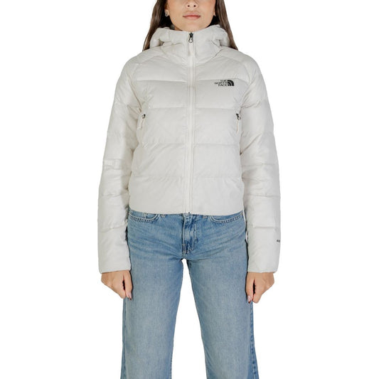 The North Face Women's Down Thermal Nylon Hooded Overcoat - Cream