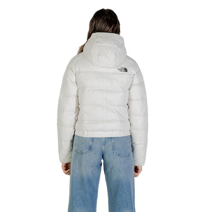 The North Face Women's Down Thermal Nylon Hooded Overcoat - Cream