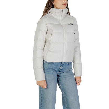 The North Face Women's Down Thermal Nylon Hooded Overcoat - Cream
