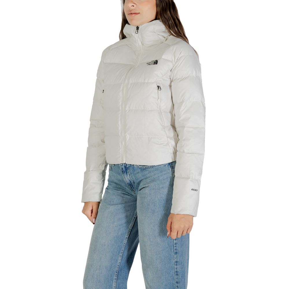 The North Face Women's Down Thermal Nylon Hooded Overcoat - Cream