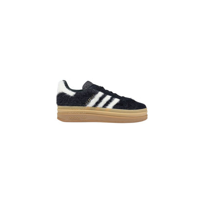 Sneakers by Adidas Originals for women in leather & rubber black & striped features an sumptuous silhouette, showcasing the premium Women's Casual Leather & Rubber Sneakers in a sumptuous casual style that offers a sumptuous finish for refined style.