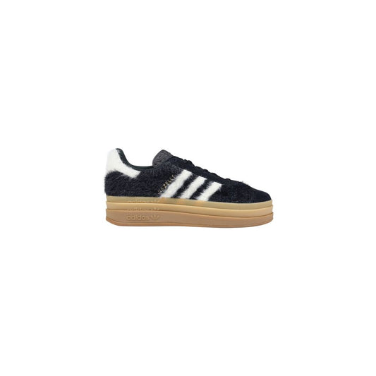 Sneakers by Adidas Originals for women in leather & rubber black & striped features an sumptuous silhouette, showcasing the premium Women's Casual Leather & Rubber Sneakers in a sumptuous casual style that offers a sumptuous finish for refined style.