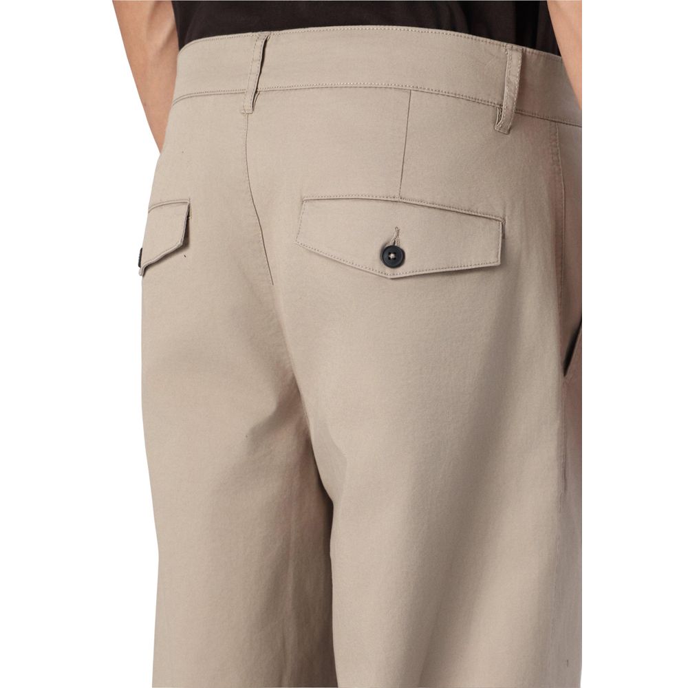 Trousers by Only & Sons for men in stretch cotton beige presents a smart silhouette, meticulously detailed with a smart regular-fit, a smart long, and a smart .