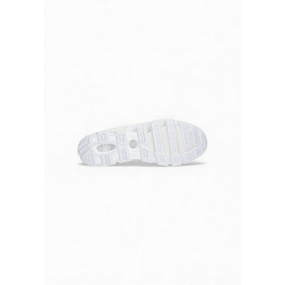 Sneakers by Adidas Originals for men in synthetic white & striped presents a sumptuous silhouette, artfully capturing the essence of the Men's Lightweight Athletic Synthetic Sneakers with its sumptuous athletic style design.