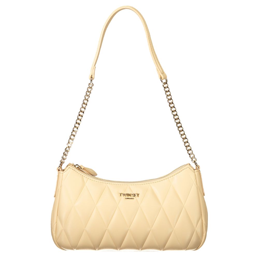 Shoulder Handbag by Twinset for women in polyurethane pink features a exquisite silhouette, showcasing a secure zipper and exquisite cardholder with versatile shoulder-strap & handle for a exquisite finish.