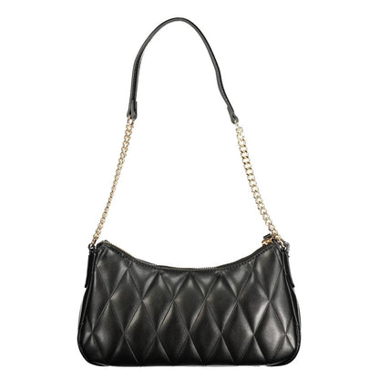 Shoulder Handbag by Twinset for women in polyurethane black features a refined silhouette, showcasing a secure zipper, organized cardholder, and versatile shoulder-strap & handle for a refined finish.