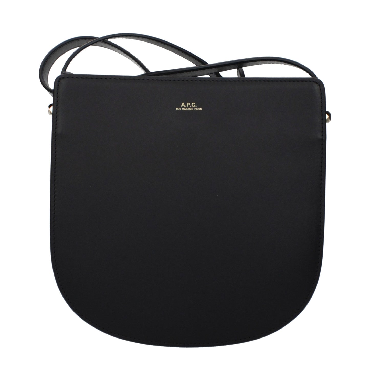 Crossbody Handbag by A.P.C. for women in leather black features an multi-faceted design with a secure , ample , and versatile crossbody-strap & adjustable-strap for a multi-faceted finish.