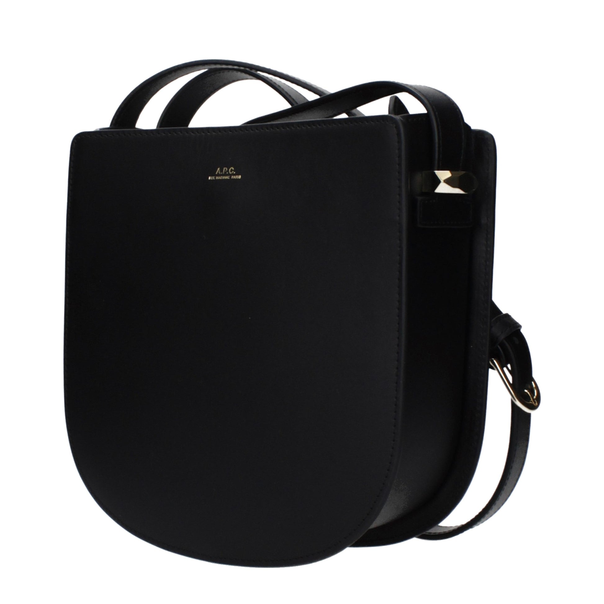 Crossbody Handbag by A.P.C. for women in leather black showcases a versatile sophistication silhouette, featuring a secure , versatile sophistication , and versatile crossbody-strap & adjustable-strap for a versatile sophistication finish.