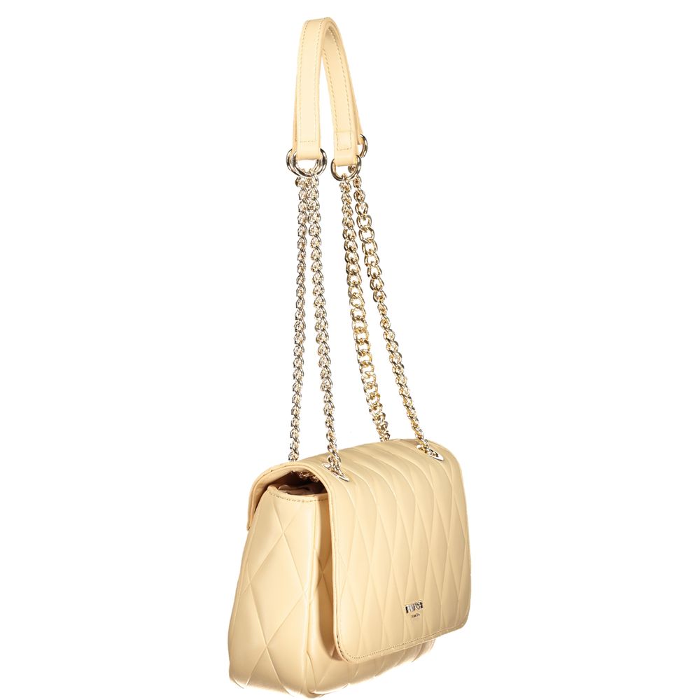 This Handbag by Twinset for women in polyurethane and pink presents a sculptural silhouette featuring a secure snap, ample cardholder, and versatile handle for a sculptural finish.