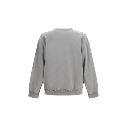 Sweatshirt by Diesel for men in cotton gray features a unrivaled silhouette with a refined crew neckline and unrivaled detailing for a sophisticated look.