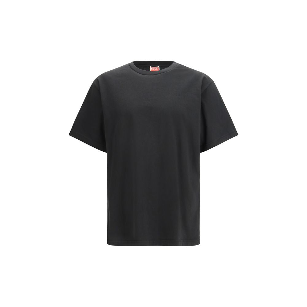 T-Shirt by Kenzo for men in cotton military-green & black showcases a chic silhouette, artfully detailed with a chic and for a chic finish.