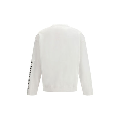 Sweatshirt by Diesel for men in cotton white & signature features an enviable silhouette, showcasing a premium and refined round neckline for a truly enviable finish.