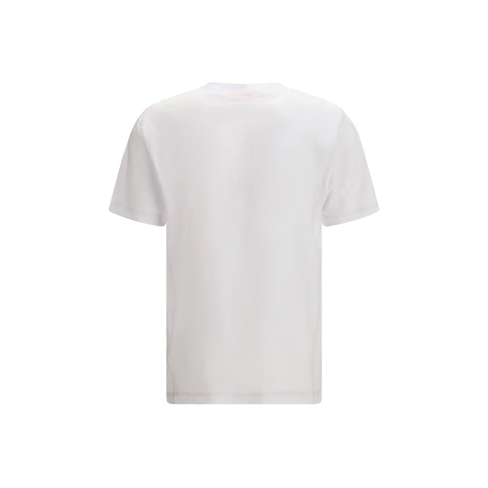 T-Shirt by Diesel for men in organic cotton black showcases a chic silhouette, artfully detailed with a chic crew neckline and for a chic finish.