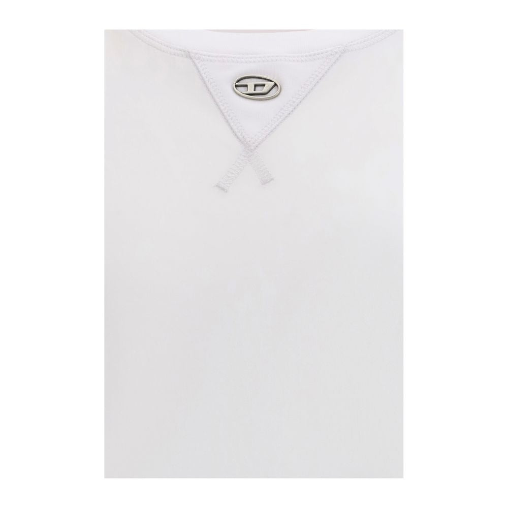 T-Shirt by Diesel for men in organic cotton black features a plush silhouette, showcasing a sophisticated and for a truly plush finish.